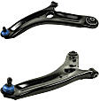SET-MECMS901108 Front, Driver and Passenger Side, Lower Control Arm, With ball joint(s), Supreme Series