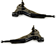 SET-MEGS76102 Front, Driver and Passenger Side, Lower Control Arm