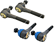 SET-MEMES2120R-F Front, Driver and Passenger Side, Inner and Outer Tie Rod End, Supreme Series