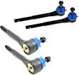 SET-MEMES2226RL-F Front, Driver and Passenger Side, Inner and Outer Tie Rod End, Supreme Series