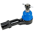 SET-MEMES2281R-2 Front, Driver and Passenger Side, Outer Tie Rod End, Supreme Series