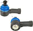 SET-MEMES2347RL-2 Front, Driver and Passenger Side, Outer Tie Rod End, Supreme Series