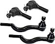 SET-MEMES3156RL-F Front, Driver and Passenger Side, Inner and Outer Tie Rod End, Supreme Series