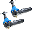 SET-MEMES3242RL-2 Front, Driver and Passenger Side, Outer Tie Rod End, Supreme Series