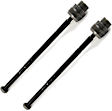 SET-MEMES3459 Front, Driver and Passenger Side, Inner and Outer Tie Rod End, Supreme Series