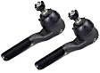 SET-MEMES387R-2 Front, Driver and Passenger Side, Outer Tie Rod End