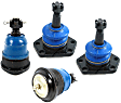 SET-MEMK5103-F Front, Driver and Passenger Side, Upper and Lower Ball Joint Supreme Series
