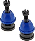 SET-MEMK6117T-2 Front, Driver and Passenger Side, Lower Ball Joint Supreme Series