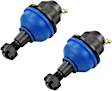 SET-MEMK6477-2 Front, Driver and Passenger Side, Lower Ball Joint Supreme Series