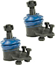 SET-MEMK7242-2 Front, Driver and Passenger Side, Upper Ball Joint Supreme Series