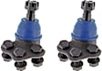 SET-MEMK7392-2 Front, Driver and Passenger Side, Upper Ball Joint Supreme Series