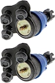 SET-MEMK7392-2 Front, Driver and Passenger Side, Upper Ball Joint Supreme Series