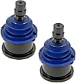 SET-MEMK80012-2 Front, Driver and Passenger Side, Upper Ball Joint Supreme Series