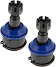 SET-MEMK80027-2 Front, Driver and Passenger Side, Lower Ball Joint Supreme Series