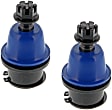 SET-MEMK80149-2 Front, Driver and Passenger Side, Lower Ball Joint Supreme Series