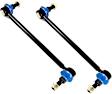 SET-MEMK80249-F Front, Driver and Passenger Side Sway Bar Link, Supreme Series