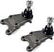 SET-MEMK80371-2 Front, Driver and Passenger Side, Lower Ball Joint Supreme Series