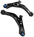 SET-MEMK80398 Front, Driver and Passenger Side, Lower Control Arm, With ball joint(s)