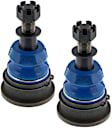 SET-MEMK80628-2 Front, Driver and Passenger Side, Upper Ball Joint Supreme Series