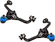 SET-MEMK80709 Front, Driver and Passenger Side, Upper Control Arm, Supreme Series
