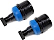 SET-MEMK8435-2 Front, Driver and Passenger Side, Lower Ball Joint Supreme Series