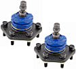 SET-MEMK8478-2 Front, Driver and Passenger Side, Upper Ball Joint Supreme Series