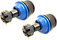 SET-MEMK8561T-2 Front, Driver and Passenger Side, Lower Ball Joint Supreme Series