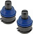 SET-MEMK8608T-2 Front, Driver and Passenger Side, Upper Ball Joint Supreme Series