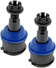 SET-MEMK8609T-2 Front, Driver and Passenger Side, Lower Ball Joint Supreme Series