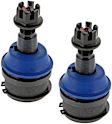 SET-MEMK8611T-2 Front, Driver and Passenger Side, Lower Ball Joint Supreme Series