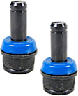 SET-MEMK8676-2 Front, Driver and Passenger Side, Upper Ball Joint Supreme Series