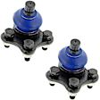 SET-MEMK8683-2 Front, Driver and Passenger Side, Lower Ball Joint Supreme Series