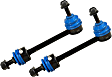 SET-MEMK8953-F Front, Driver and Passenger Side Sway Bar Link, Supreme Series