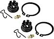 SET-MEMK90359-2 Front, Driver and Passenger Side, Lower Ball Joint Supreme Series