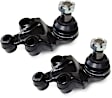 SET-MEMK90384-2 Front, Driver and Passenger Side, Lower Ball Joint Supreme Series