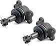 SET-MEMK9042-2 Front, Driver and Passenger Side, Upper Ball Joint Supreme Series