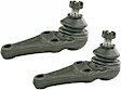 SET-MEMK90673-2 Front, Driver and Passenger Side, Lower Ball Joint Supreme Series