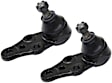 SET-MEMK90692-2 Front, Driver and Passenger Side, Lower Ball Joint Supreme Series