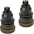 SET-MEMK9095-2 Front, Driver and Passenger Side, Lower Ball Joint Supreme Series
