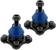 SET-MEMK9554-2 Front, Driver and Passenger Side, Upper Ball Joint Supreme Series