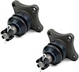 SET-MEMK9753-2 Front, Driver and Passenger Side, Upper Ball Joint Supreme Series