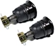 SET-MEMK9820-2 Front, Driver and Passenger Side, Lower Ball Joint Supreme Series