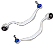 SET-MEMS10160 Front, Driver and Passenger Side, Lower, Rearward Control Arm, With ball joint(s), Supreme Series
