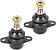 SET-MEMS10500-2 Front, Driver and Passenger Side, Lower Ball Joint Supreme Series