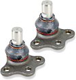 SET-MEMS10509-2 Front, Driver and Passenger Side, Lower Ball Joint Supreme Series