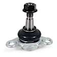 SET-MEMS10513-2 Front, Driver and Passenger Side, Lower Ball Joint Supreme Series