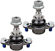 SET-MEMS10563-2 Front, Driver and Passenger Side, Lower Ball Joint Supreme Series