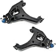 SET-MEMS20348 Front, Driver and Passenger Side, Lower Control Arm, Supreme Series