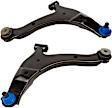 SET-MEMS20365 Front, Driver and Passenger Side, Lower Control Arm, Supreme Series
