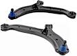 SET-MEMS20418 Front, Driver and Passenger Side, Lower Control Arm, With ball joint(s), Supreme Series